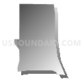 Census Tract 1085.19, Oklahoma County, Oklahoma (Gray Gradient Fill with Shadow)