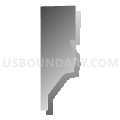 Census Tract 1085.04, Oklahoma County, Oklahoma (Gray Gradient Fill with Shadow)