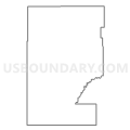 Census Tract 9510, Texas County, Oklahoma (Light Gray Border)
