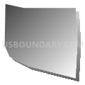 Census Tract 1072.13, Oklahoma County, Oklahoma (Gray Gradient Fill with Shadow)