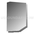 Census Tract 1072.11, Oklahoma County, Oklahoma (Gray Gradient Fill with Shadow)