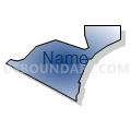 Census Tract 1066.08, Oklahoma County, Oklahoma (Radial Fill with Shadow)