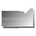 Census Tract 1059.05, Oklahoma County, Oklahoma (Gray Gradient Fill with Shadow)
