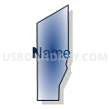 Census Tract 1043, Oklahoma County, Oklahoma (Radial Fill with Shadow)