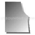 Census Tract 1083.13, Oklahoma County, Oklahoma (Gray Gradient Fill with Shadow)
