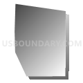 Census Tract 1039, Oklahoma County, Oklahoma (Gray Gradient Fill with Shadow)