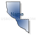 Census Tract 76.38, Tulsa County, Oklahoma (Radial Fill with Shadow)