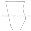 Census Tract 76.42, Tulsa County, Oklahoma (Light Gray Border)