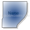 Census Tract 91.04, Tulsa County, Oklahoma (Radial Fill with Shadow)