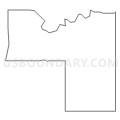 Census Tract 111, Tulsa County, Oklahoma (Light Gray Border)