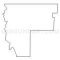 Census Tract 5, Kay County, Oklahoma (Light Gray Border)