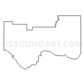 Census Tract 8712, Cotton County, Oklahoma (Light Gray Border)