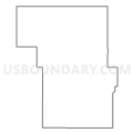 Census Tract 9606, Custer County, Oklahoma (Light Gray Border)
