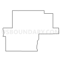 Census Tract 9604, Custer County, Oklahoma (Light Gray Border)