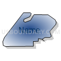 Census Tract 3, Washington County, Oklahoma (Radial Fill with Shadow)