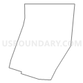 Census Tract 4861, Pittsburg County, Oklahoma (Light Gray Border)