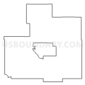 Census Tract 9588, Blaine County, Oklahoma (Light Gray Border)