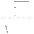 Census Tract 20.03, Comanche County, Oklahoma (Light Gray Border)