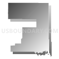 Census Tract 9654, Washita County, Oklahoma (Gray Gradient Fill with Shadow)