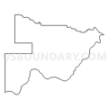 Census Tract 4847, Hughes County, Oklahoma (Light Gray Border)