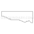 Census Tract 4846, Hughes County, Oklahoma (Light Gray Border)