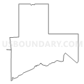 Census Tract 303.02, Sequoyah County, Oklahoma (Light Gray Border)
