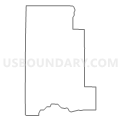 Census Tract 207.04, Creek County, Oklahoma (Light Gray Border)