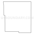 Census Tract 6001, Logan County, Oklahoma (Light Gray Border)