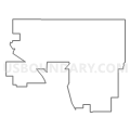 Census Tract 6812, Garvin County, Oklahoma (Light Gray Border)