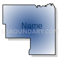 Census Tract 9636, Kiowa County, Oklahoma (Radial Fill with Shadow)