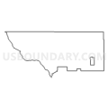Census Tract 9542, Woods County, Oklahoma (Light Gray Border)