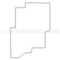 Census Tract 9617, Lincoln County, Oklahoma (Light Gray Border)