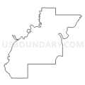 Census Tract 9575, Pawnee County, Oklahoma (Light Gray Border)