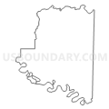 Census Tract 989, McCurtain County, Oklahoma (Light Gray Border)