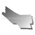 Census Tract 215, Clackamas County, Oregon (Gray Gradient Fill with Shadow)