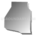 Census Tract 222.07, Clackamas County, Oregon (Gray Gradient Fill with Shadow)
