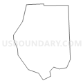 Census Tract 4268, Allegheny County, Pennsylvania (Light Gray Border)