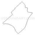 Census Tract 4078.02, Delaware County, Pennsylvania (Light Gray Border)