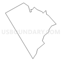 Census Tract 4070, Delaware County, Pennsylvania (Light Gray Border)
