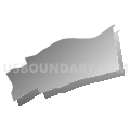 Census Tract 514, Columbia County, Pennsylvania (Gray Gradient Fill with Shadow)