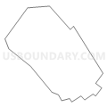 Census Tract 1025, Bucks County, Pennsylvania (Light Gray Border)