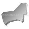 Census Tract 2007, Venango County, Pennsylvania (Gray Gradient Fill with Shadow)