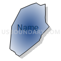 Census Tract 7227, Washington County, Pennsylvania (Radial Fill with Shadow)