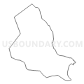 Census Tract 7511, Washington County, Pennsylvania (Light Gray Border)