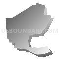 Census Tract 7910, Washington County, Pennsylvania (Gray Gradient Fill with Shadow)