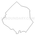 Census Tract 9516, Armstrong County, Pennsylvania (Light Gray Border)