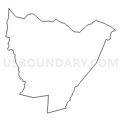 Census Tract 9710, Greenwood County, South Carolina (Light Gray Border)