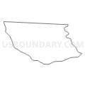 Census Tract 9702.02, Cherokee County, South Carolina (Light Gray Border)