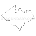 Census Tract 9703, Kershaw County, South Carolina (Light Gray Border)