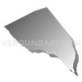Census Tract 120, Orangeburg County, South Carolina (Gray Gradient Fill with Shadow)